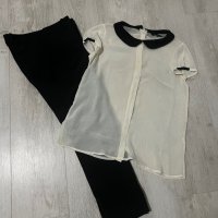 Панталон Zara с риза Zara размер XS, снимка 2 - Панталони - 38775601