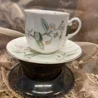Английска чаша за кафе/чай костен порцелан, снимка 1 - Чаши - 39523623