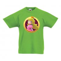 Детска тениска Супер Марио Princess Peach 1, снимка 6 - Детски тениски и потници - 33089233