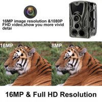 Модел 2022 3G версията HC801G Фотокапан Suntek 16MP 1080P Ловна камера Нощно виждане, Full HD,, снимка 2 - IP камери - 37516914