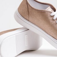 ПРОМО 🍊 LE COQ SPORTIF 🍊 Оригинални кожени обувки с ефект металик 37/38 & 39/40 номер нови с кутия, снимка 11 - Кецове - 26551507
