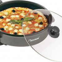 Електрически тиган Bestron Electric Party Pan XXL Multifunctional Frying Pan Diameter 40 cm, снимка 2 - Съдове за готвене - 38065946