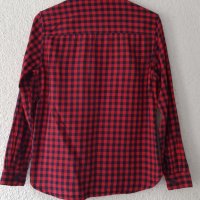 Мъжка карирана риза H&M размер S , снимка 6 - Ризи - 43137902
