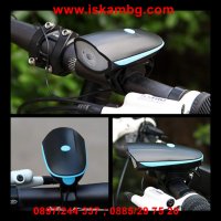 Мощен LED Т6 фар със електронен звънец за велосипед - код 2141, снимка 11 - Други стоки за дома - 26769715