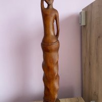 Дървена фигура, статуетка от далечния Изток,  декорация от сандалово дърво, дърворезба, снимка 4 - Пана - 38582956