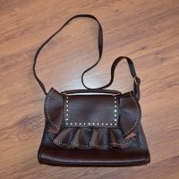 Нова кафява дамска чанта Franceska Rossi, снимка 1 - Чанти - 43671953
