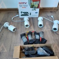 Пълен комплект с 4 КАМЕРИ И DVR 4 канален - "CCTV", снимка 3 - Комплекти за видеонаблюдение - 34841618