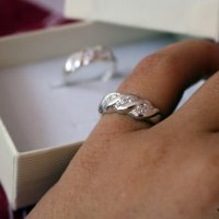 Красив сребърен пръстен - модел R032, снимка 4 - Пръстени - 37867698