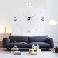 4205 Голям 3D стенен часовник, снимка 3 - Стенни часовници - 35158955