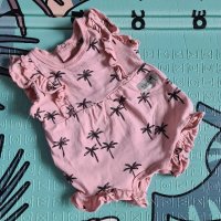 Бебешко боди от ORGANIC COTTON в розов цвят , снимка 1 - Бодита за бебе - 43985007