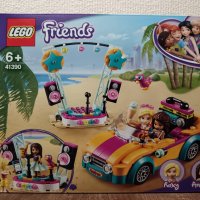 LEGO Friends - Сцената и колата на Андрея 41390, снимка 1 - Конструктори - 44130417