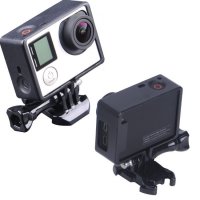Рамка за екшън камери GoPro HERO 3/3+ + болт + щипка, снимка 4 - Камери - 10522934