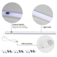 USB LED Лампа-нощна лампа-лед осветление със сензор, снимка 9 - Лед осветление - 35361302