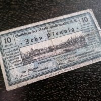 Банкнота нотгелд - Германия - 10 пфенига | 1919г., снимка 1 - Нумизматика и бонистика - 26805254