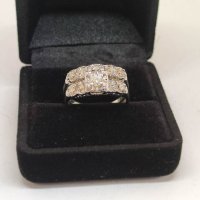 Златен пръстен  с Брилянти-6,05гр/14кр, снимка 2 - Пръстени - 40288295