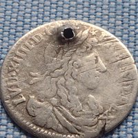 Сребърна монета 1 1/2 Екю 1660г. Луй XIV Руан Франция 28457, снимка 2 - Нумизматика и бонистика - 42968368