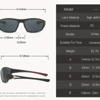 Нови спортни  слънчеви  очила - унисекс, снимка 2 - Спортна екипировка - 44882833