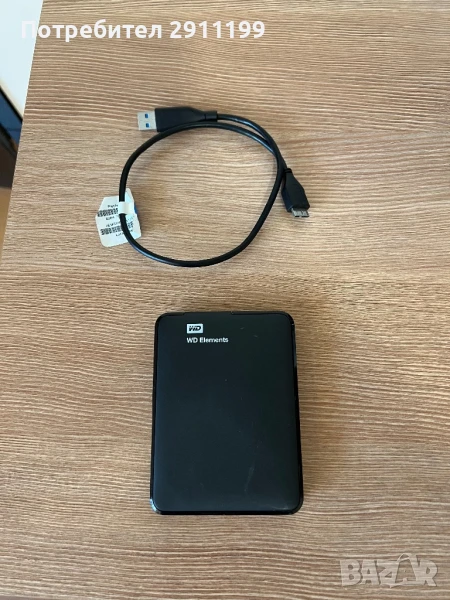 Външен диск WD 1TB, снимка 1