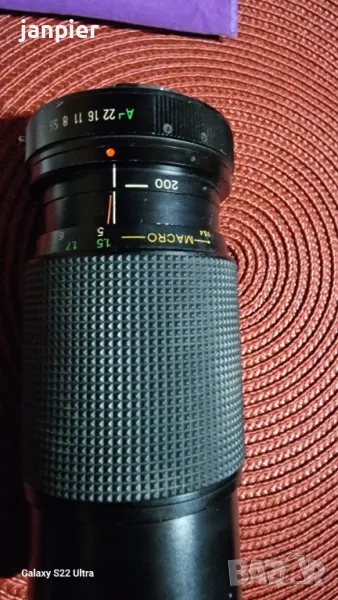 Фотообектив 1:4.5 Vivitar 80-200mm, снимка 1