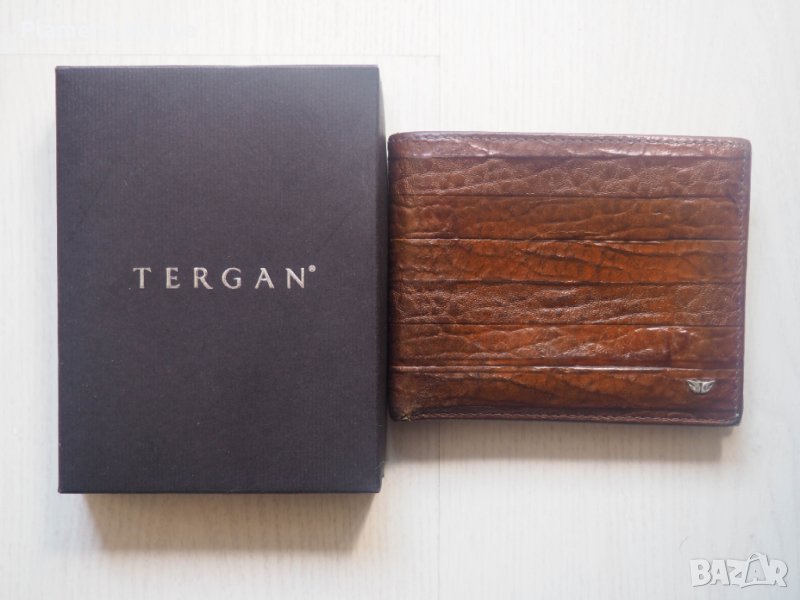 Мъжки портфейл от естествена кожа Tergan, снимка 1