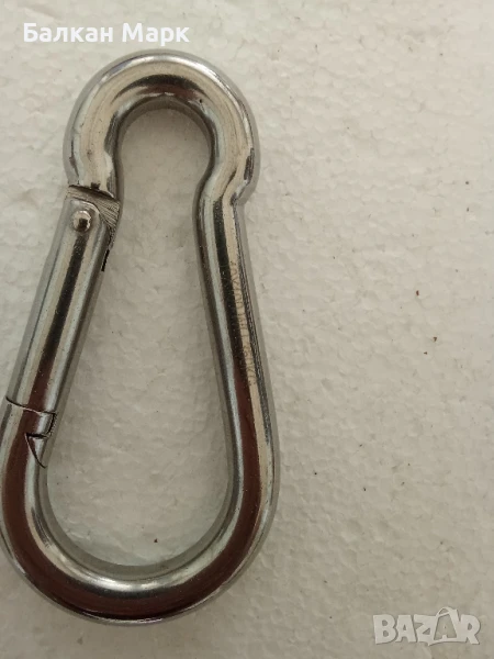 Карабинери от неръждаема стомана, размер 10×100 мм, 8х80, снимка 1