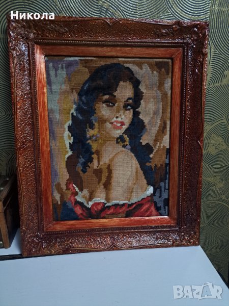 Гоблен,,Горещата"53/43см, снимка 1