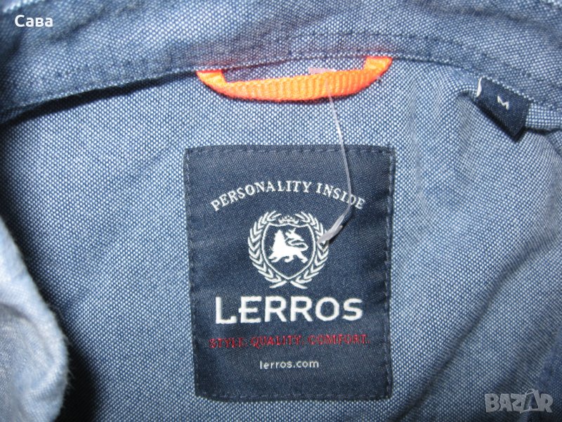 Риза LERROS   мъжка,М, снимка 1