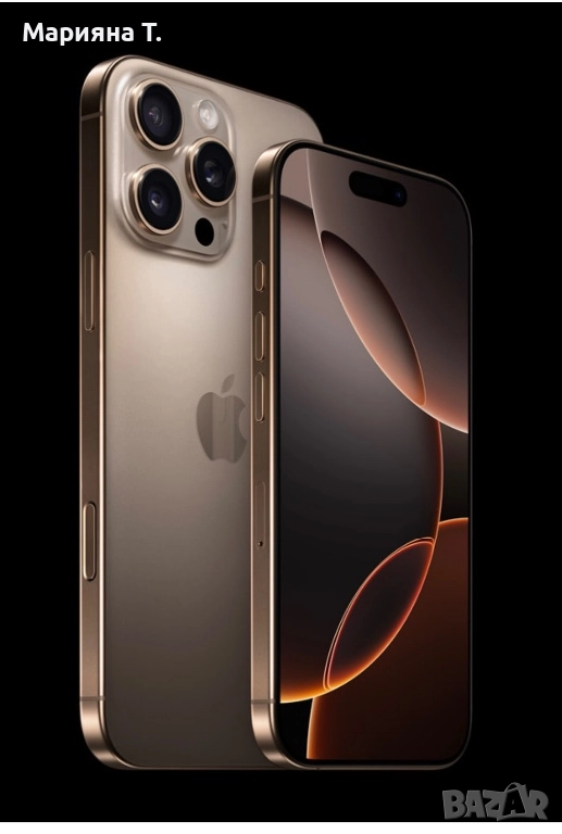 Iphone 16 pro max 256gb gold, снимка 1