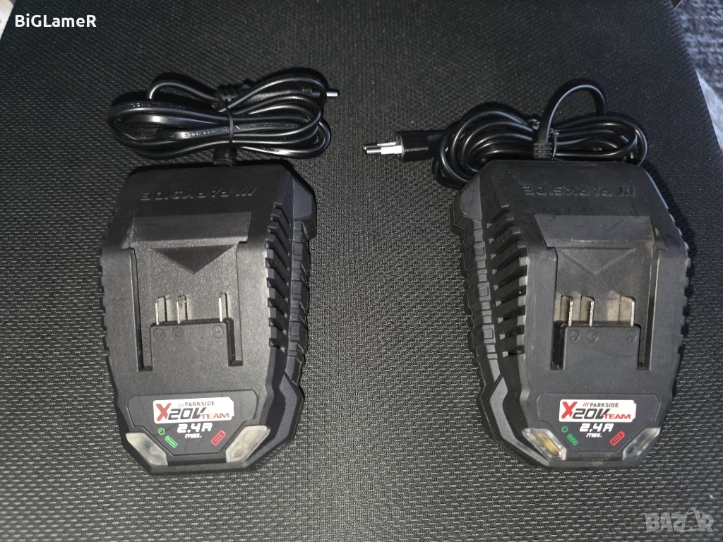 PARKSIDE 20V зарядни 2.4A, 4.5A , снимка 1