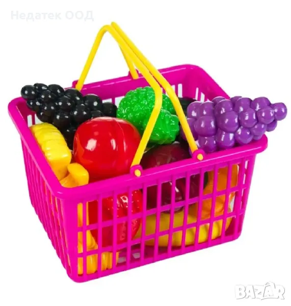 Детска пазарска кошница за супермаркет, 18 бр., снимка 1
