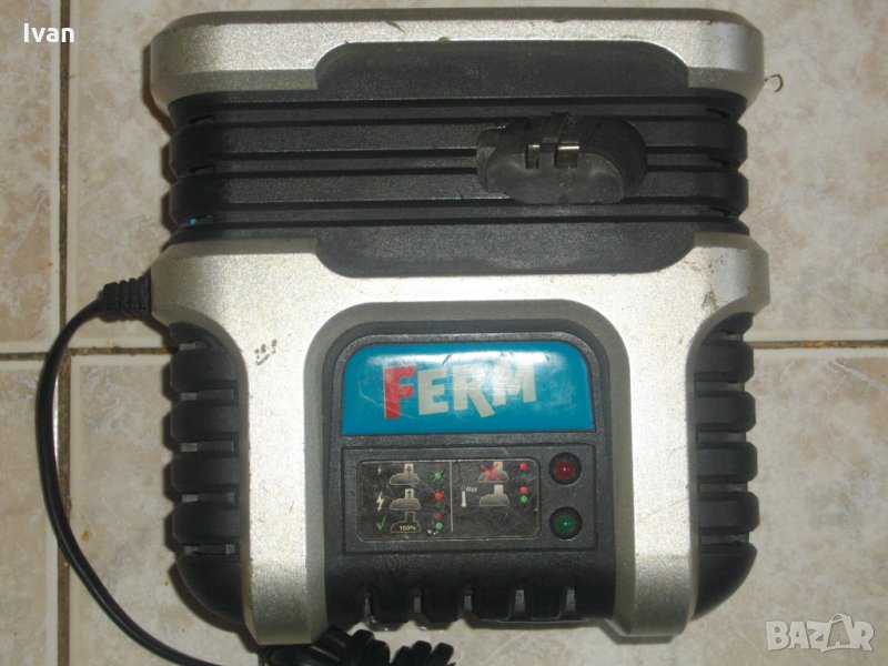 Ferm Универсално Зарядно 19 Волта Литий-Йон-Никел-Кадмий-Селен Батерии Отлично Ферм, снимка 1