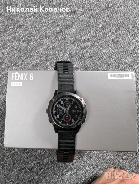 GARMIN Fenix 6 Pro Solar Titanium, снимка 1