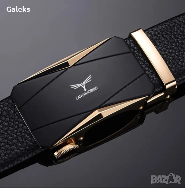 Официални Мъжки колани с автоматична катарама /Естествена телешка кожа!, снимка 1