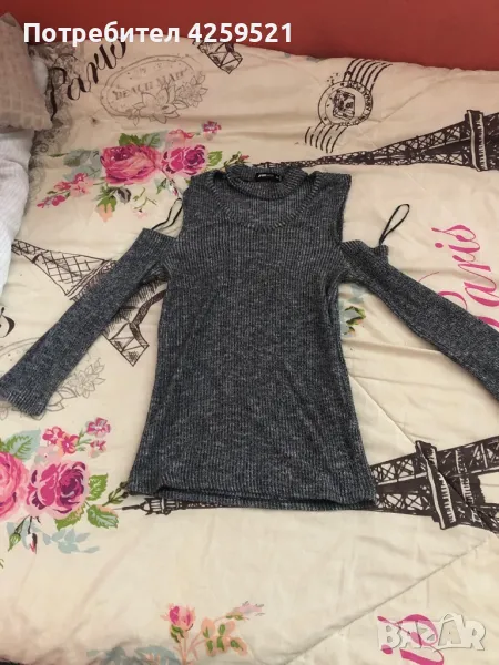 Дамска блуза с падащи ръкави, снимка 1