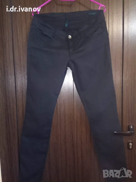 Benetton jeans черни дамски дънки, снимка 1