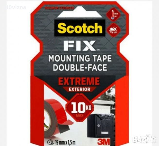 Двойнолепяща лента 3M Scotch VHB Extreme 1.5м/19мм, снимка 1