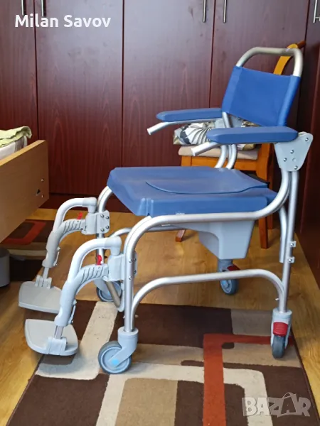 Тоалетен стол ORTHOS Atlantic-Portugal отлично състояние в гаранция, снимка 1