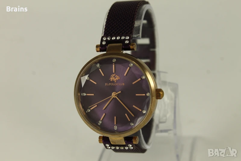 Дамски Стоманен Кварцов Часовник JG. POLO CLUB, снимка 1