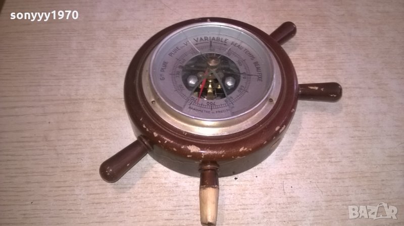 ретро рул-барометър с забележки-внос холандия, снимка 1