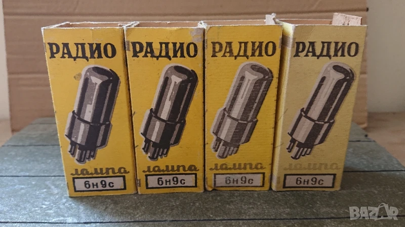 Нови радиолампи 6Н9С. , снимка 1