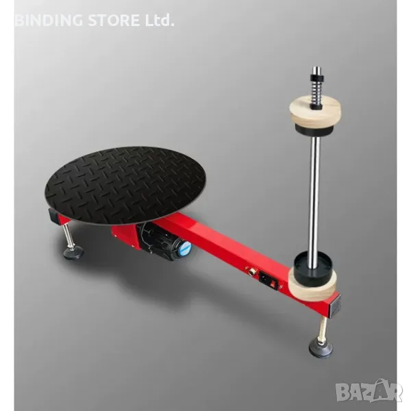 Продавам полуавтоматична електрическа машина за опаковане със стреч фолио /  платформа Ø40см, снимка 1