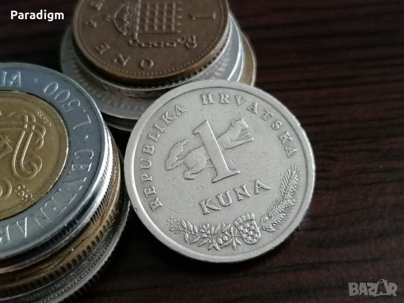 Монета - Хърватска - 1 куна | 1999г., снимка 1