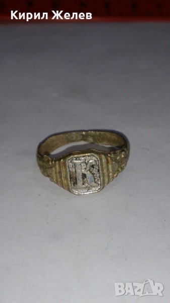 Уникален стар пръстен сачан над стогодишен - 73111, снимка 1
