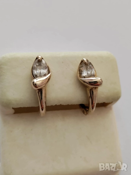 Златни обици 47481, снимка 1