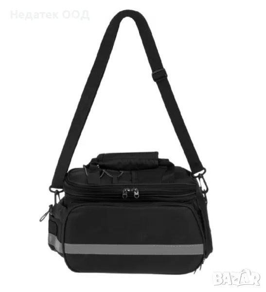 Многофункционална, велосипедна, чанта, черна, 30x21x17см, снимка 1