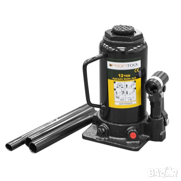 Крик хидравличен тип “бутилка“ 12т PROFITOOL, снимка 1