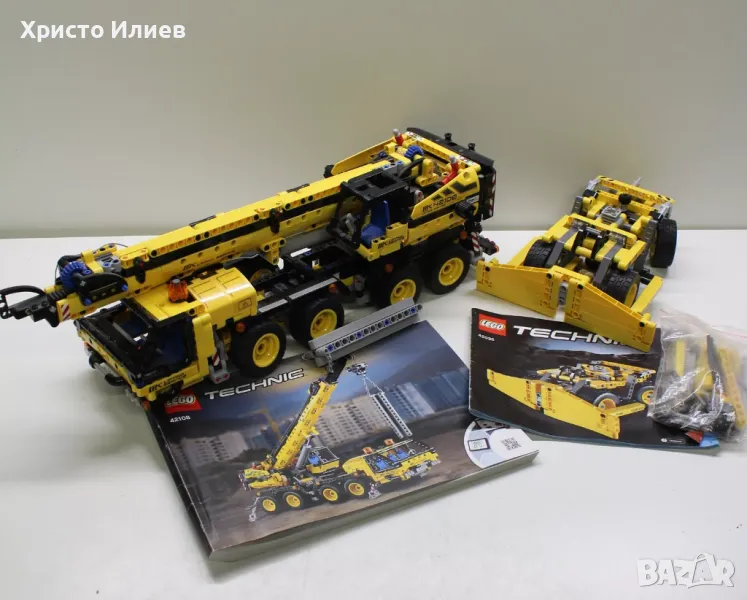 Конструктор Lego Technic Мобилен кран 42108 и камион 42035 Лего 1,2 кг, снимка 1