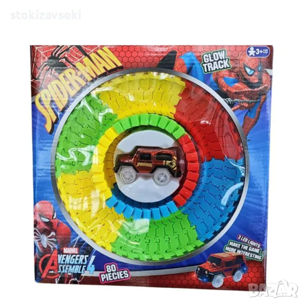 Писта с количка и светлини, снимка 1