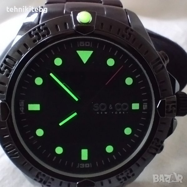So & Co New York Hudson 5017 Yacht Timer - американски аналогов/дигитален часовник, снимка 1