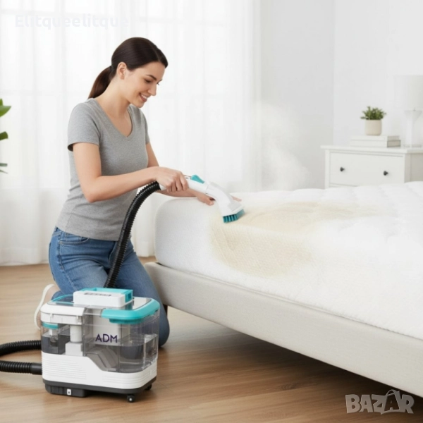 Портативна прахосмукачка с пара – 2 в 1 мокро и сухо почистване на мебели, дивани и килими, 1700W, снимка 1